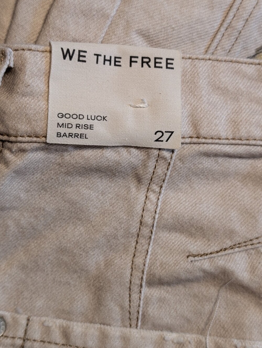 We The Free Good Luck Barrels *27 *Go Bananas*NWT *FLAW (See Pic) - Picture 5 of 5